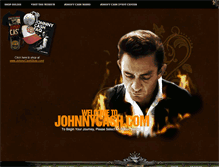 Tablet Screenshot of johnnycash.com
